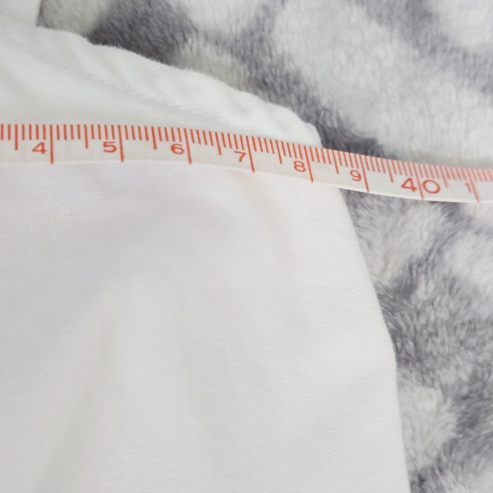Oak + Fort White Bubble Hem Mini Dress Cotton Size M - Picture 11 of 13